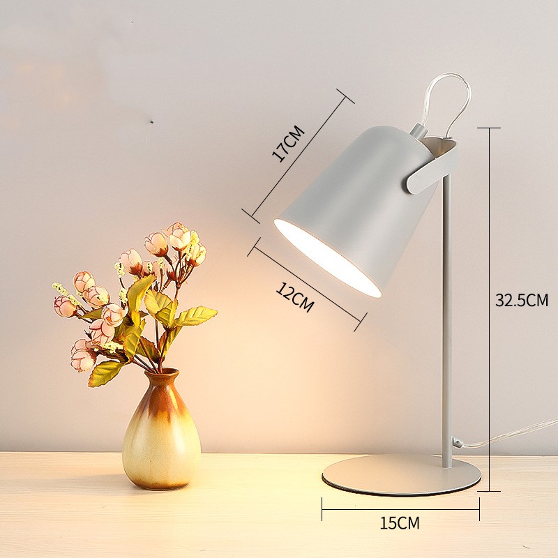 Đèn bàn học - Đèn bàn làm việc mang phong cách Bắc Âu độc đáo - Tặng kèm bóng led