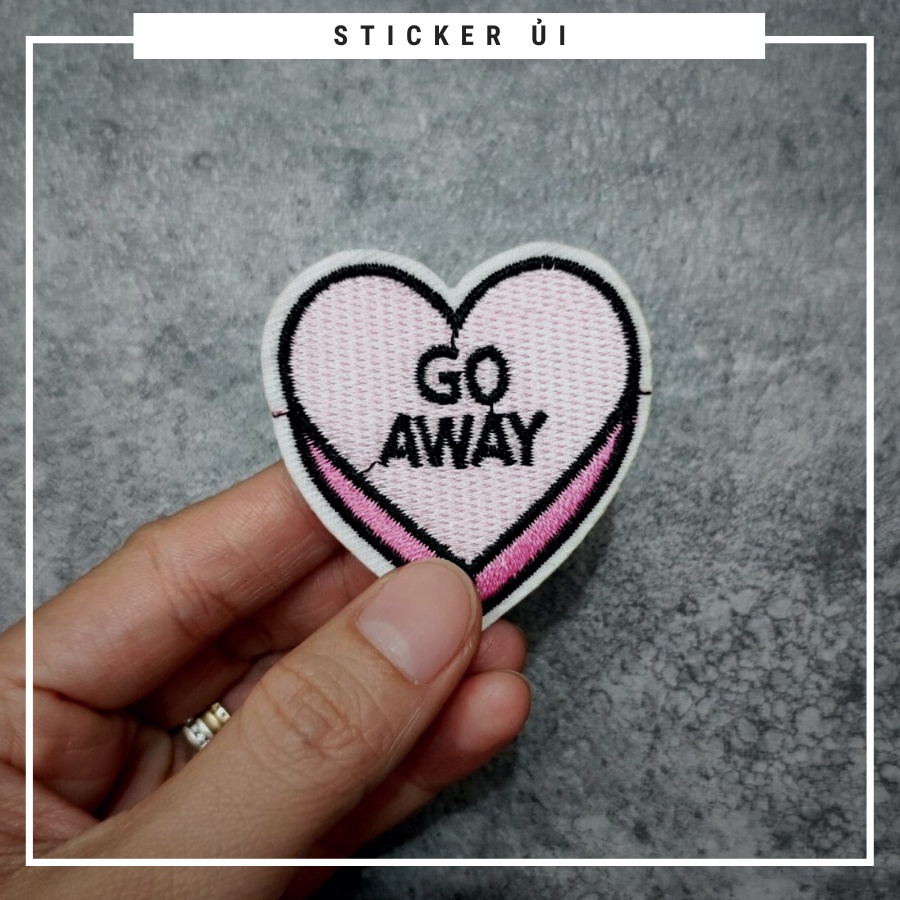 Sticker ủi áo Cao cấp - CÓ SẴN KEO ỦI - sticker vải dùng làm miếng vá áo, phụ kiện trang trí quần áo, balo, giày, nón