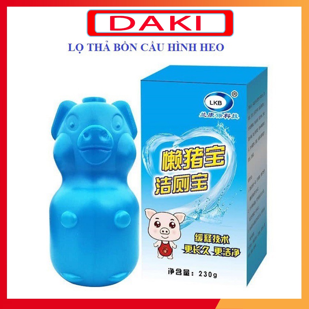 Lọ Thả Bồn Cầu Con HEO Khử Mùi - Diệt Khuẩn Hiệu Quả DAKI