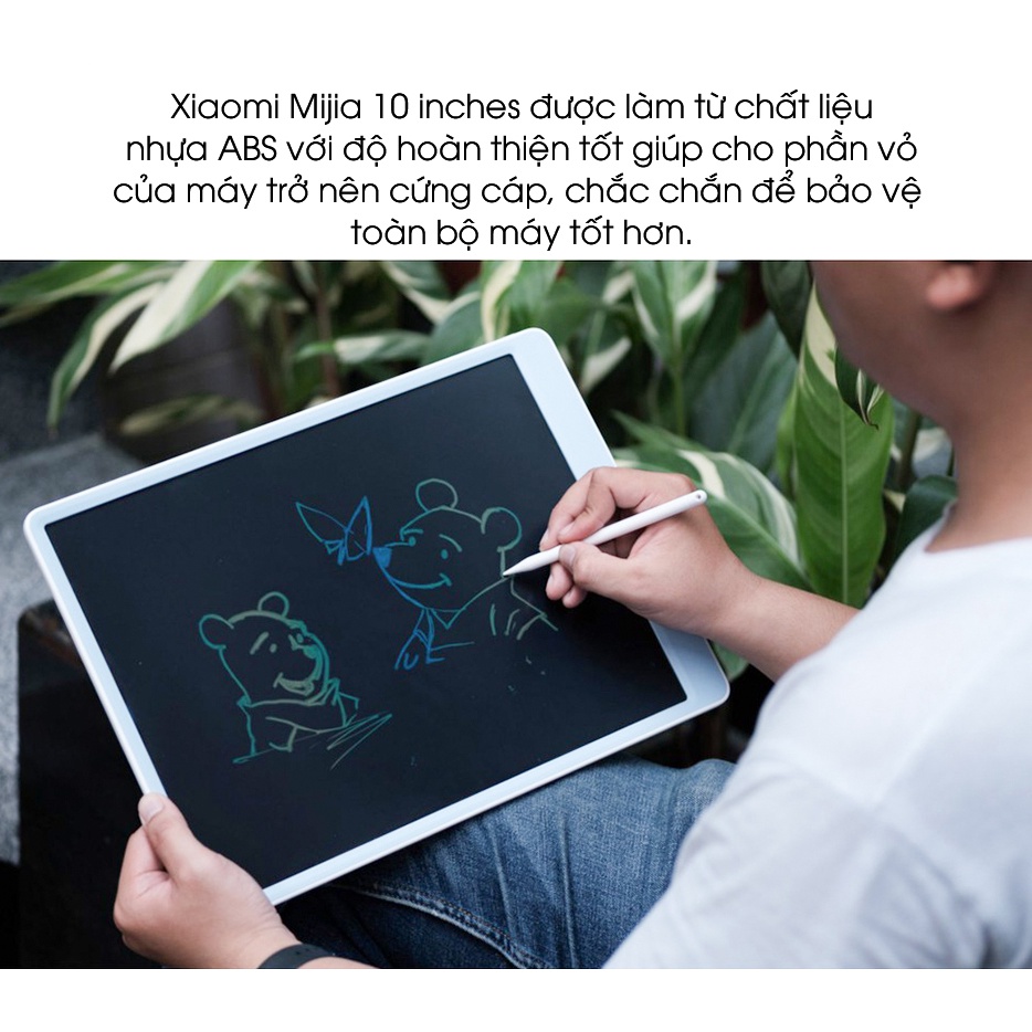 Bảng Vẽ Xiaomi Mijia 10 inch màn LCD siêu bền, thiết kế nhỏ gọn, phù hợp với trẻ con