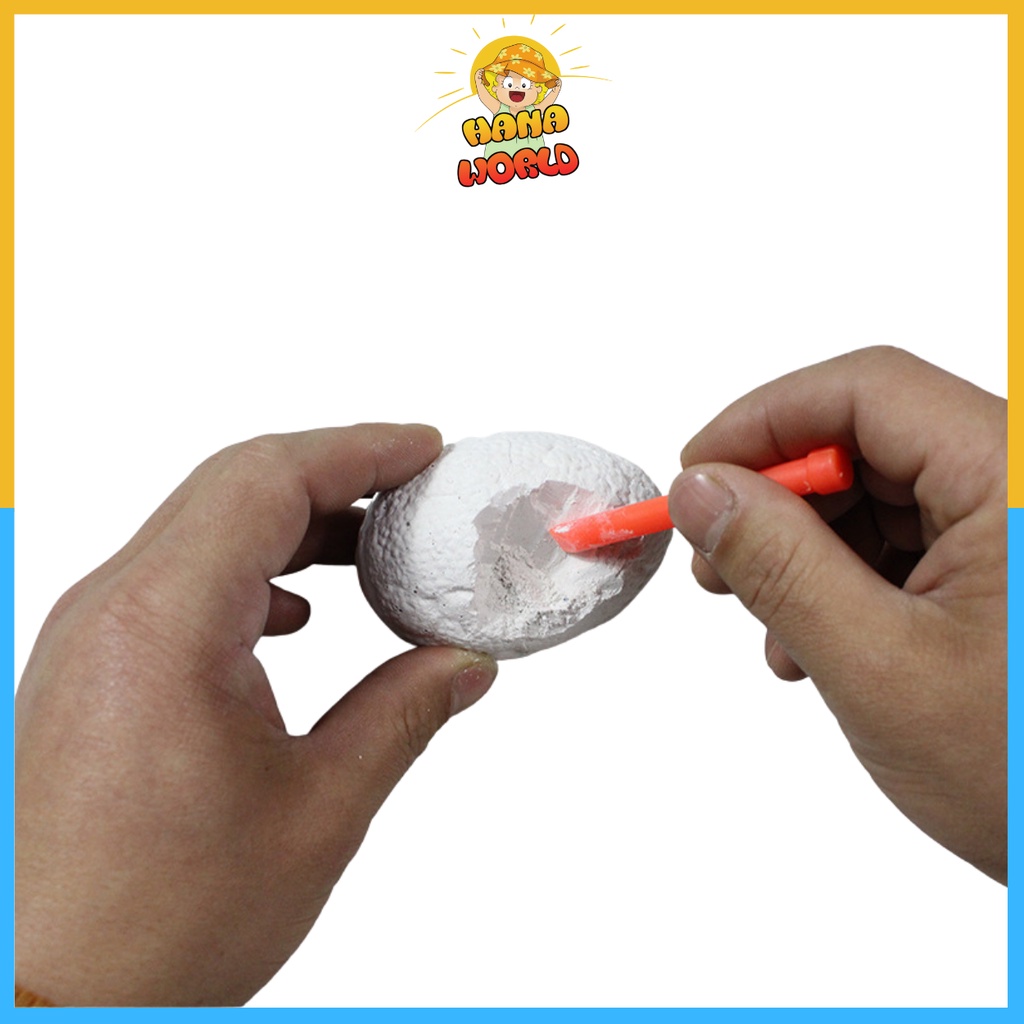 Trứng Khủng Long Hoá Thạch, Đồ Chơi Khai Quật Khảo Cổ Học, Hổ Trợ Giáo Dục Cho Trẻ Em