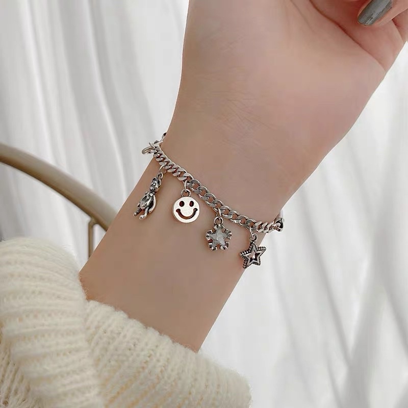 Lắc tay mạ bạc thái cá tính SALE