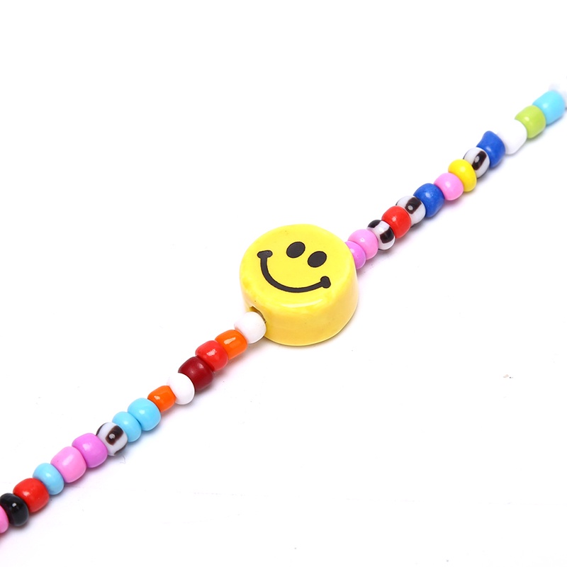 Vòng Tay Dây Xích Mặt Cười Phong Cách Boho Thời Trang Cho Nữ