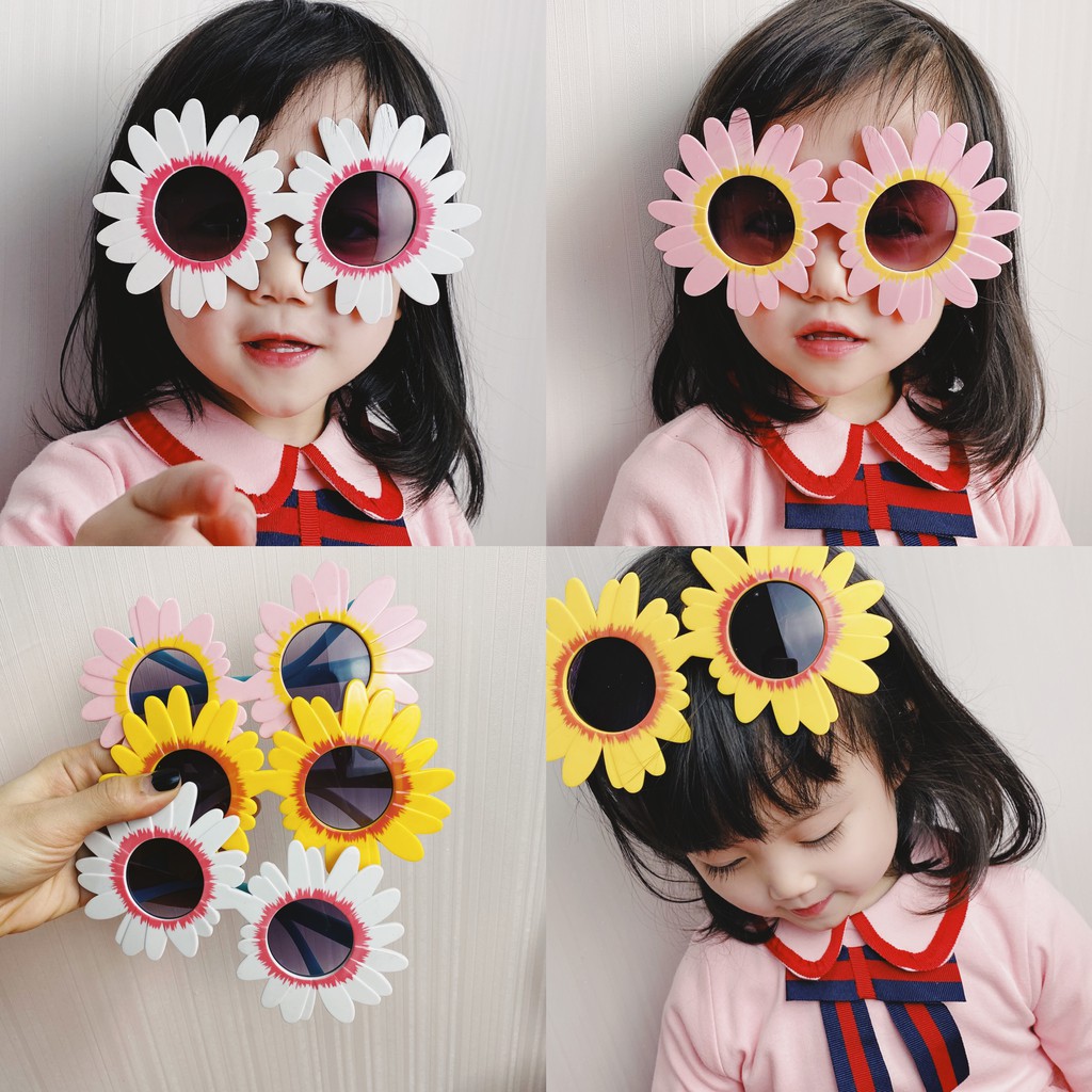 Kính râm nhiều kiểu dáng độc đáo ngộ nghĩnh dành cho trẻ em