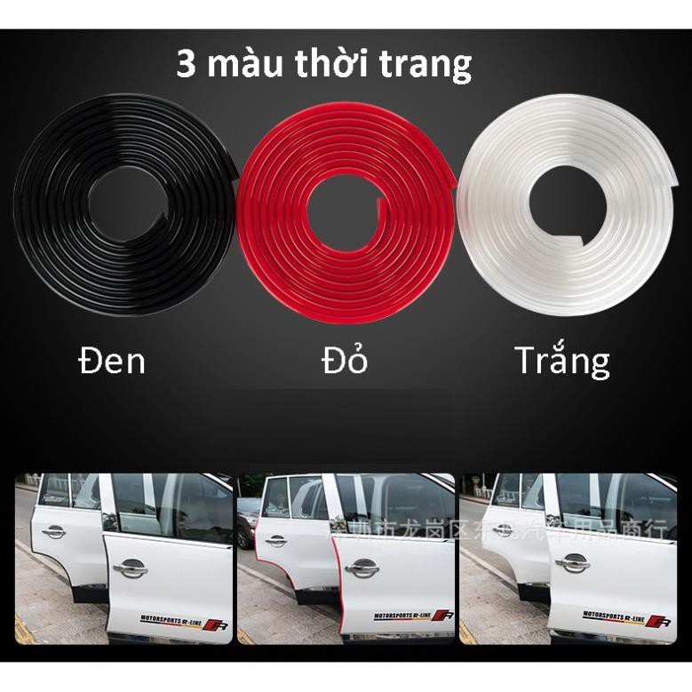 5.6m chỉ cao su trang trí nội ngoại thất ô tô chống chạm trầy xước cửa xe hơi