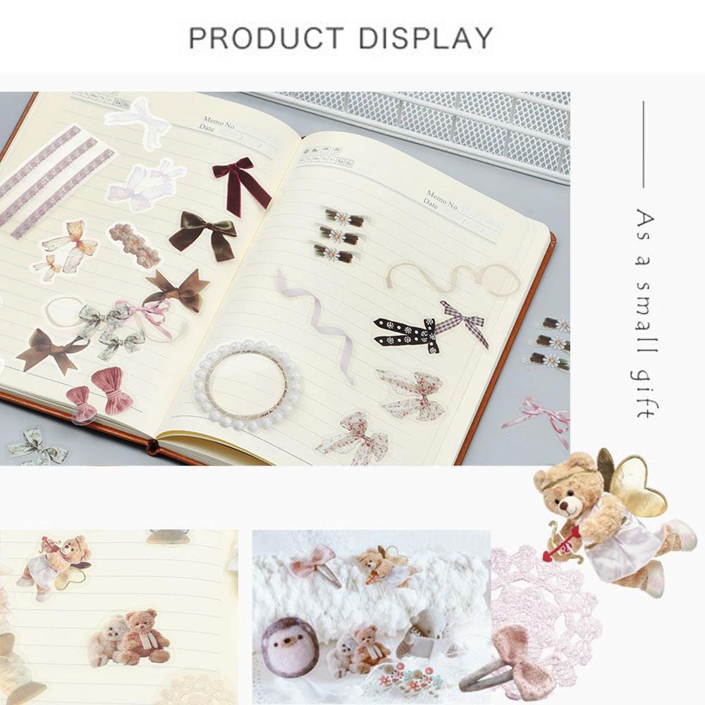 Set 40 Nhãn Dán Giấy Dùng Trang Trí Sổ Tay DIY