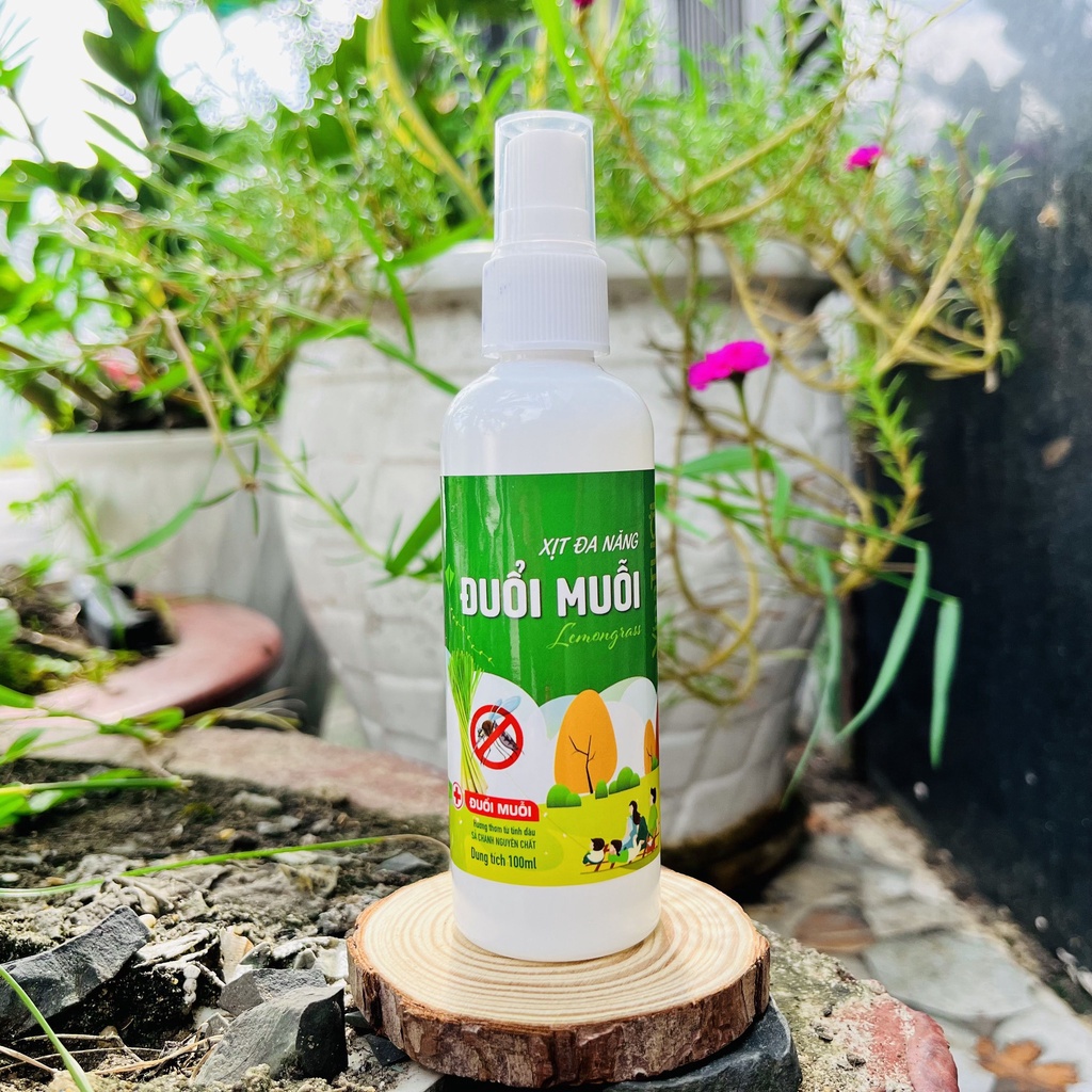 Tinh Dầu Xịt Đa Năng Đuổi Muỗi VINA TƯƠI 100ML Thiên Nhiên, Đuổi Muỗi Hiệu Quả, Khử Mùi Hôi, Kháng Khuẩn Không Gian