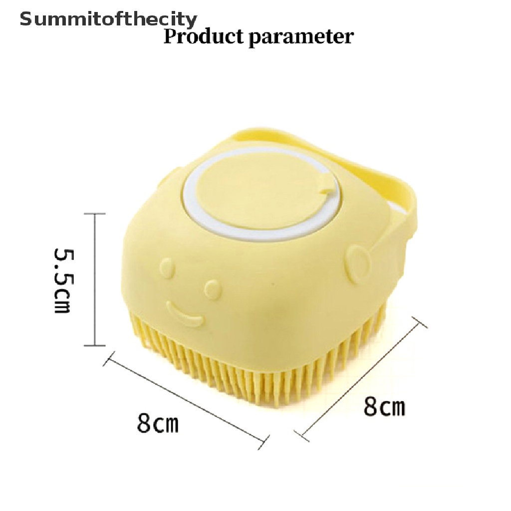 Summitofthecity Bàn Chải Tắm Bằng Silicon Có Thể Thay Thế Cho Thú Cưng