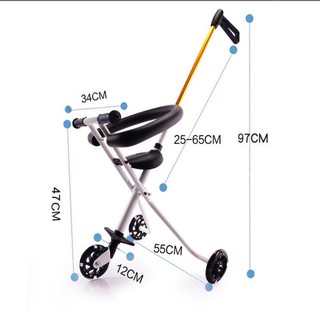 Xe Đẩy Siêu Thị 3 Bánh