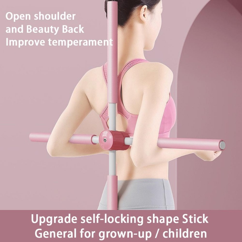 Gậy Tập Yoga Chỉnh Tư Thế Lưng Vai 76Cm Chuyên Dụng