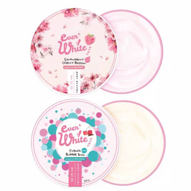 Everwhite Body Butter Strawberry Cherry Blossom 200gr