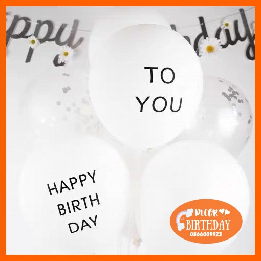 Bóng Bay in chữ Happy Birthday To You 💕SIÊU XINH💕 Trang Trí Sinh Nhật Cho Bé, Sinh Nhật Người Yêu, Bạn Trai, Bạn Gái