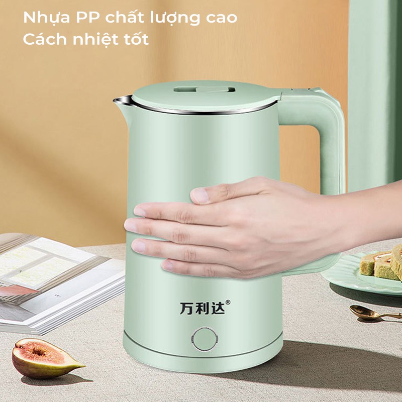 Ấm siêu tốc dung tích 2.3L [HÀNG MỚI], bình đun nước siêu tốc đun nước sôi phút mốt