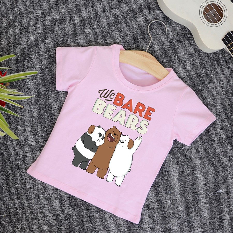 Áo 3 Con Gấu We Are Bear Dành Cho Bé Trai Bé Gái Đủ Size