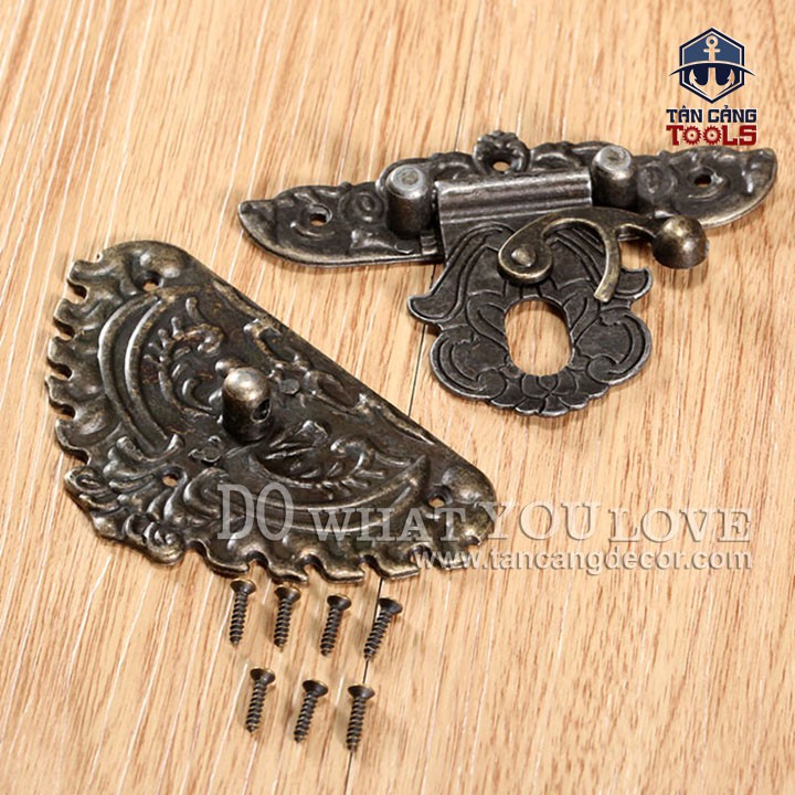 Khóa Hộp Tinh Xảo Cổ điển Size M 037 – KT:5.9cm