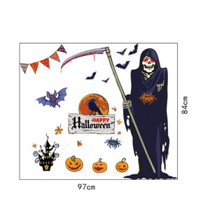 Decal trang trí tường - Halloween Thần Chết