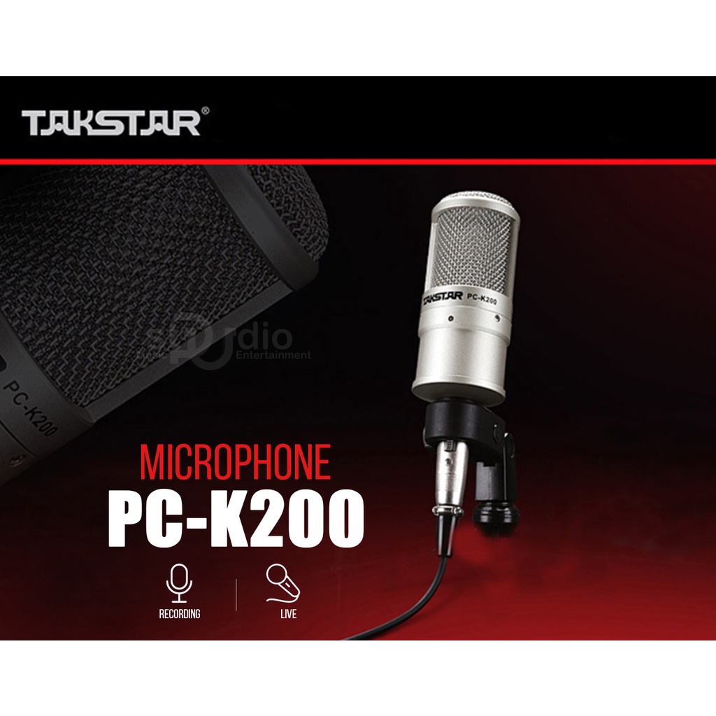 Micro thu âm Takstar PC-K200 - Micro thu âm cho phòng thu