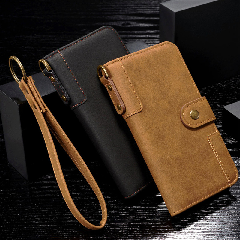 Bao Da Pu Vintage Có Ngăn Đựng Thẻ Cho Iphone 12 Mini 11 Pro X Xs Max Xr Se 2020 7 8 | BigBuy360 - bigbuy360.vn