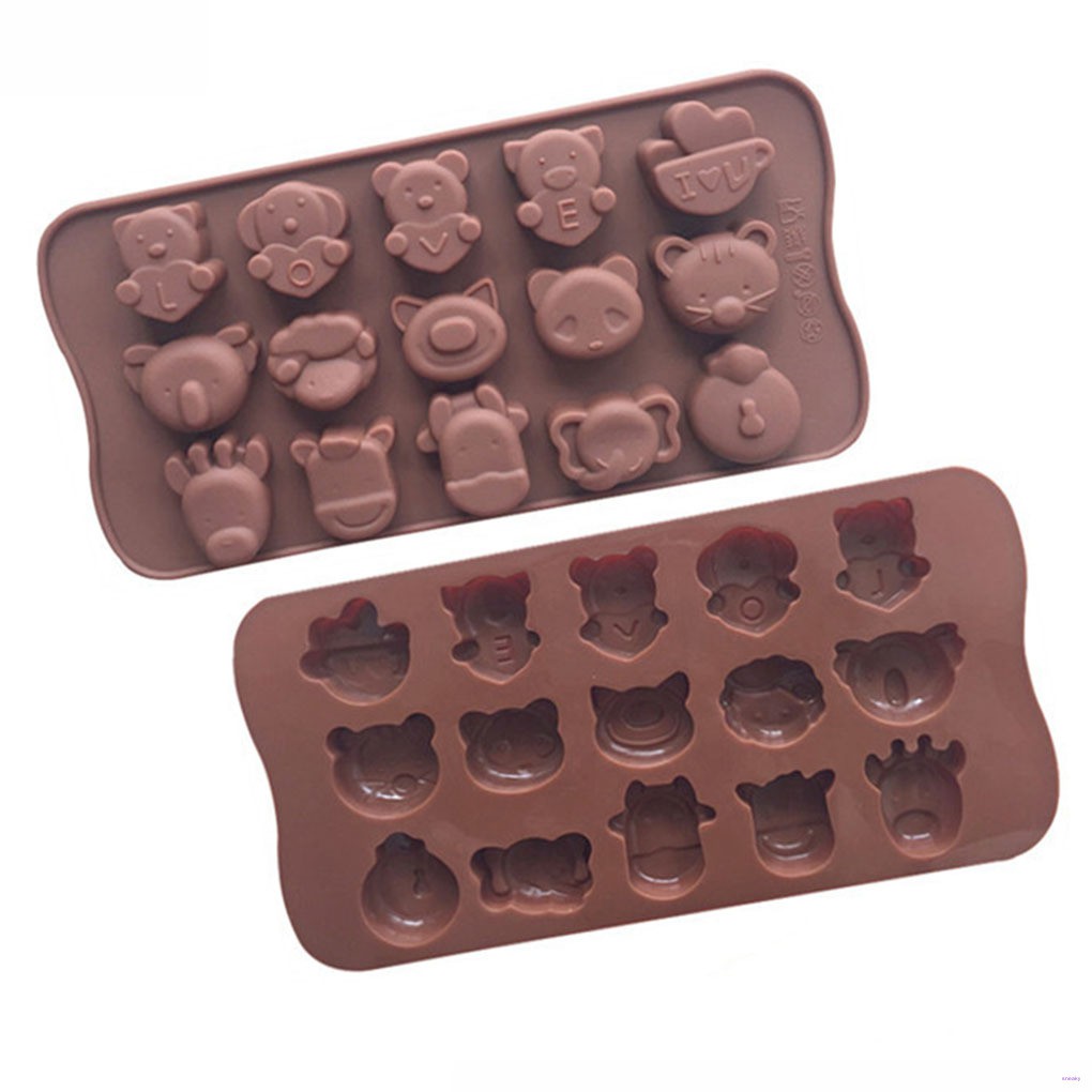 Khuôn Silicone Làm Bánh Tạo Hình Động Vật Dễ Thương