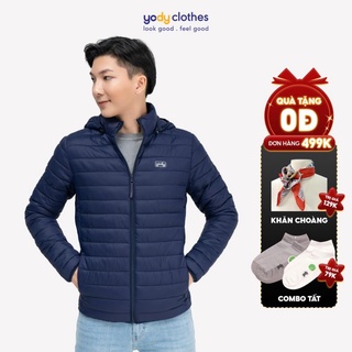 Áo khoác phao nam YODY giữ nhiệt siêu nhẹ chống nước PHM4001 !