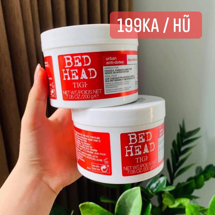 Ủ tóc phục hồi tóc Tigi đỏ Bed head Chính Hãng