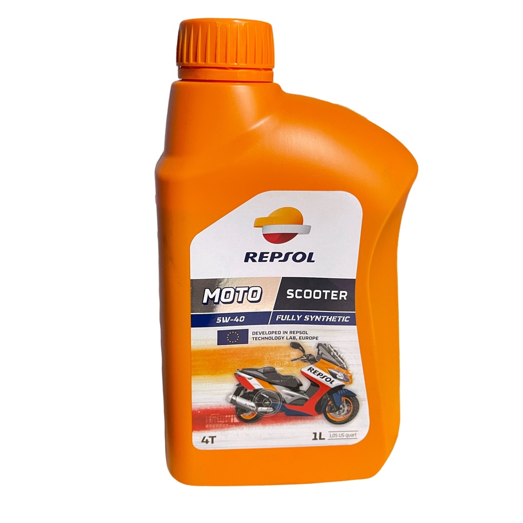 Nhớt Repsol Scooter 5w40 xe ga tổng hợp toàn phần chính hãng 1 Lít