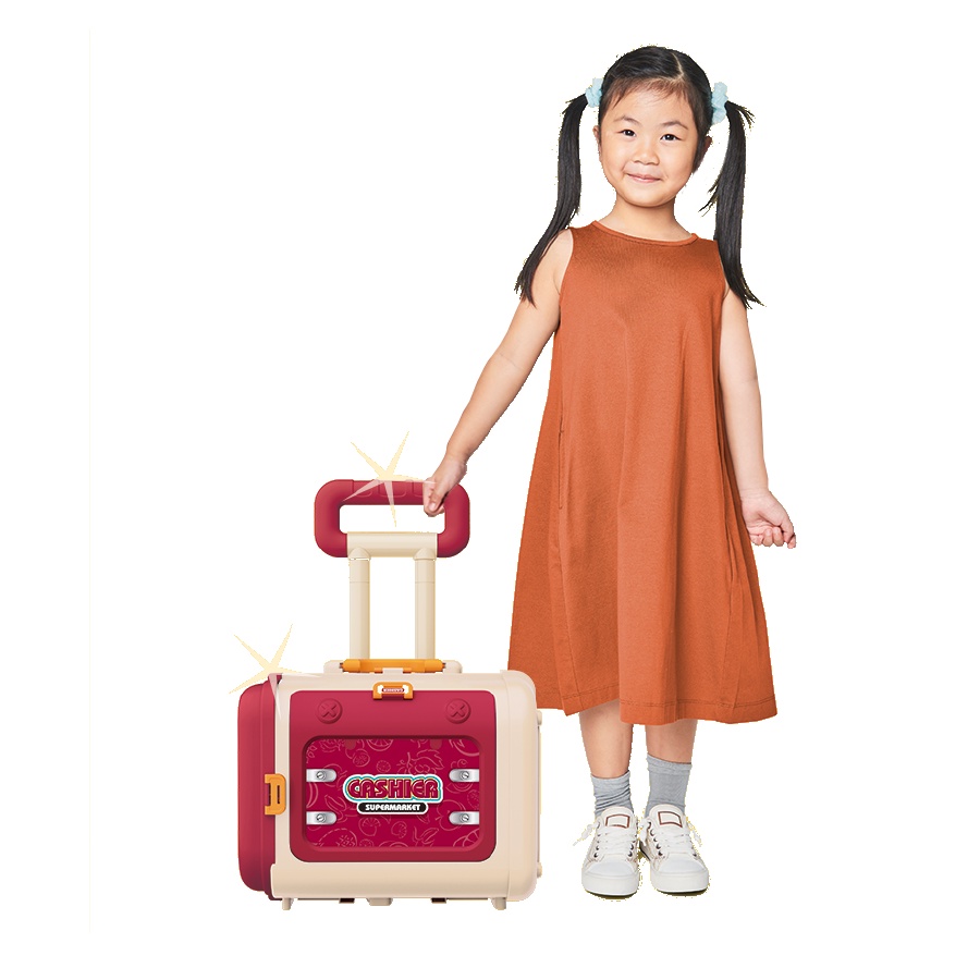Đồ Chơi SWEET HEART Bộ Vali Siêu Thị 3 Trong 1 46 Chi Tiết SH0010