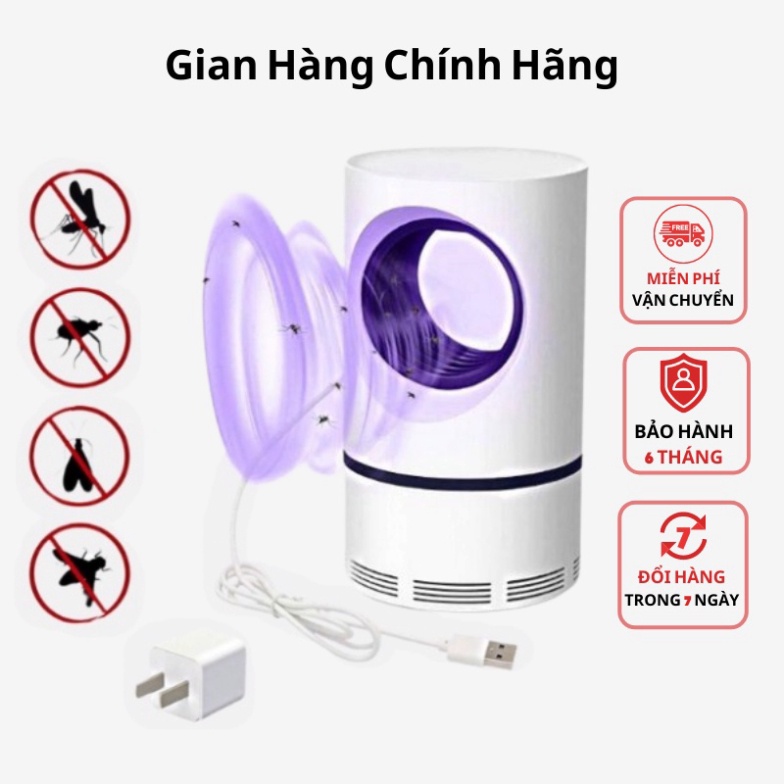 Máy Đuổi Bắt Muỗi và diệt côn trùng hiệu quả [ Cổng USB Thông Minh]. Hàng loại 1, an toàn cho gia đình