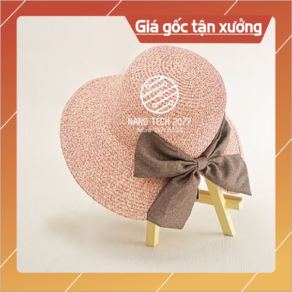 🌞💦💧 Nón cói nữ rộng vàng đi biển, đi nắng