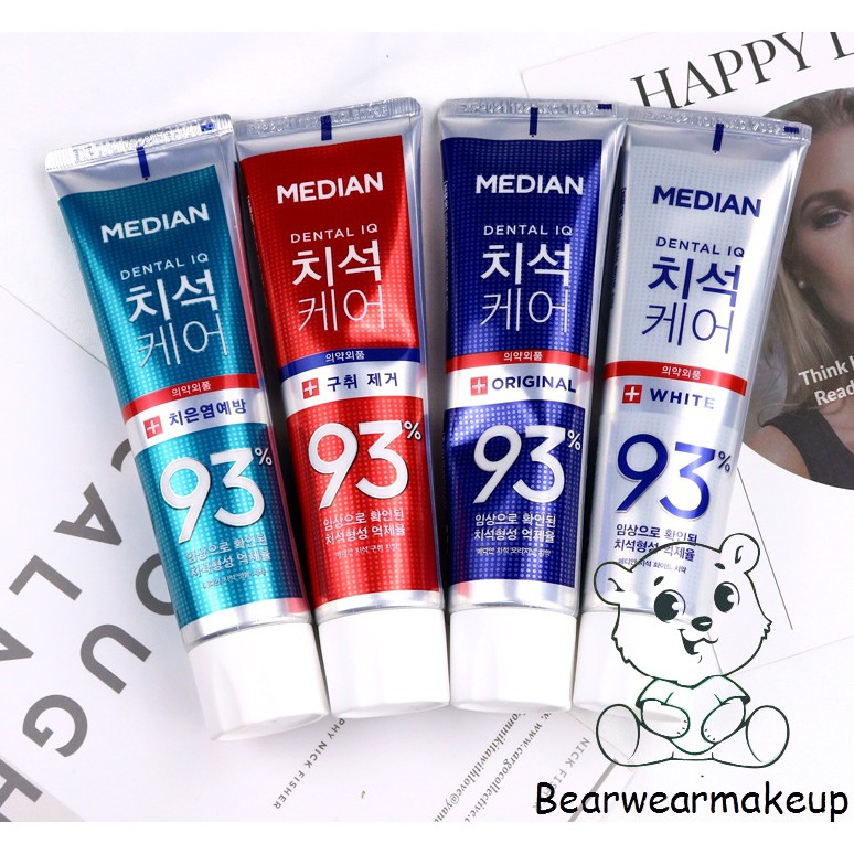 KEM ĐÁNH RĂNG MEDIAN 93% TOOTH-PASTE 120GR HÀN QUỐC