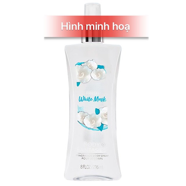 Set 4 chai nuớc hoa xịt toàn thân Body Fantasies Signature USA.