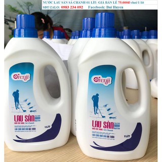 Nước lau sàn tinh dầu sả chanh an toàn cho cả gia đình loại 1 lít. Hàng Việt Nam công nghệ Nano Nhật Bản