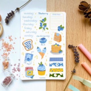 Bullet Journal Sticker - Blueberry - Việt quất