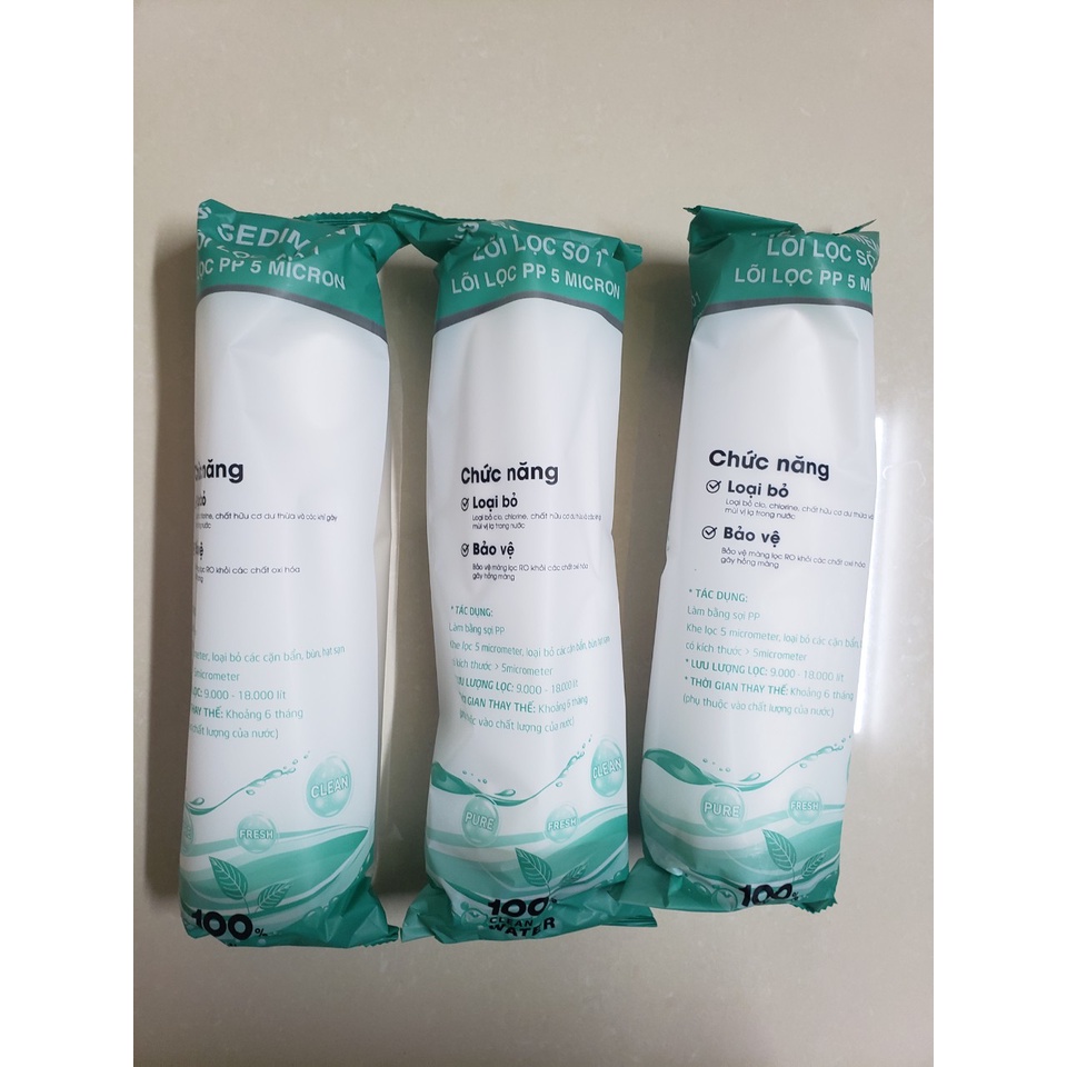 LÕI LỌC NƯỚC, lõi lọc thô số 1, loi loc nuoc dùng cho máy lọc nước sunhouse, sanaky,karofi, kangaroo, aqua