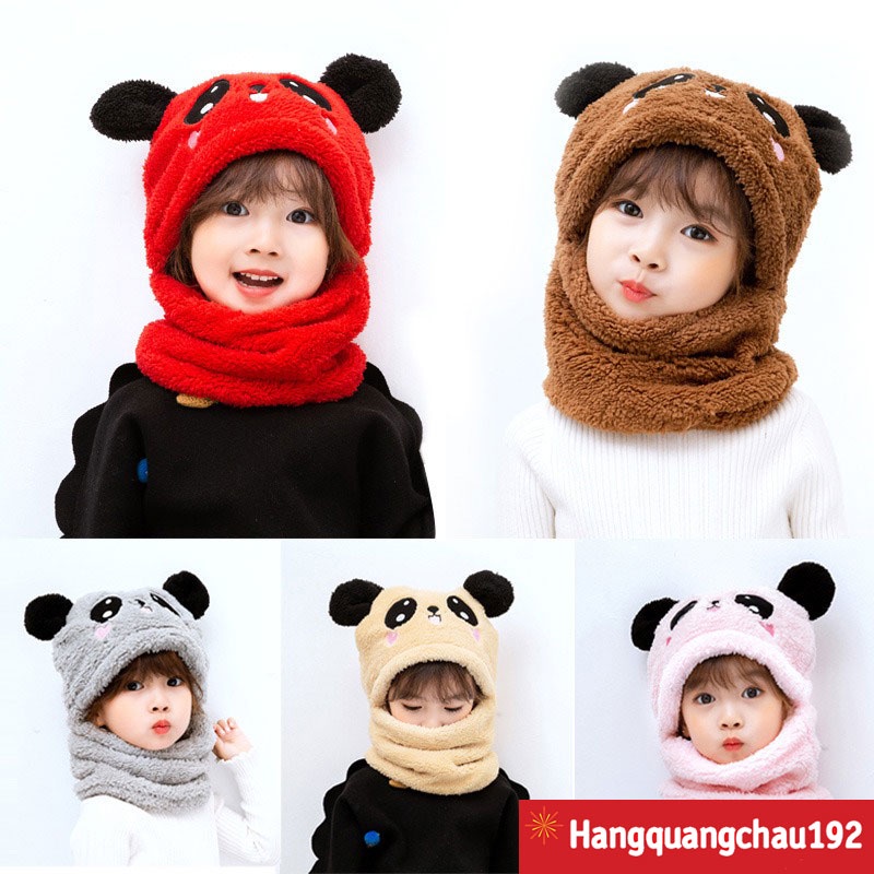 Mũ lông cừu hình thú siêu mềm mịn cho bé siêu dễ thương【H006】