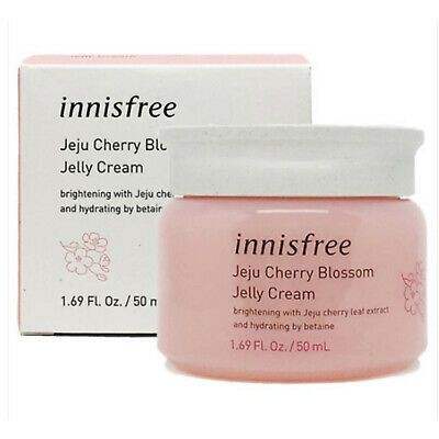 Kem Dưỡng Ẩm Trắng Da Ban Đêm Dạng Gel Innisfree Jeju Cherry Blossom Jelly Cream 50ml