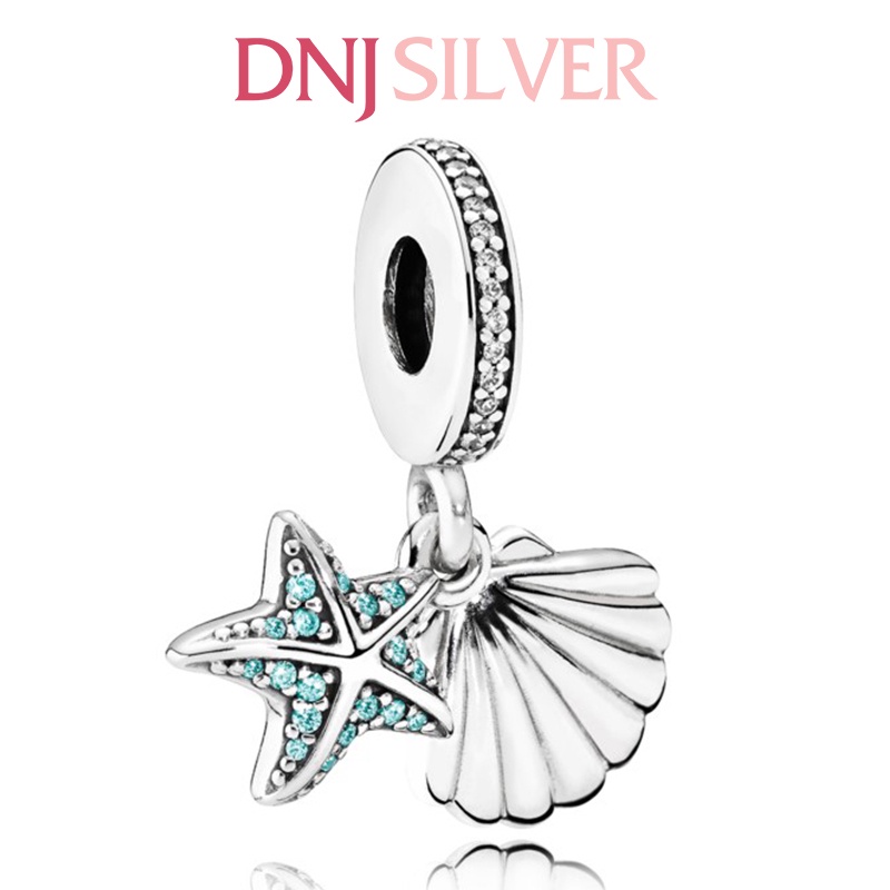 Charm bạc 925 cao cấp, hàng chuẩn bạc - Charm Starfish & Sea Shell thích hợp để mix vòng tay charm -DN132