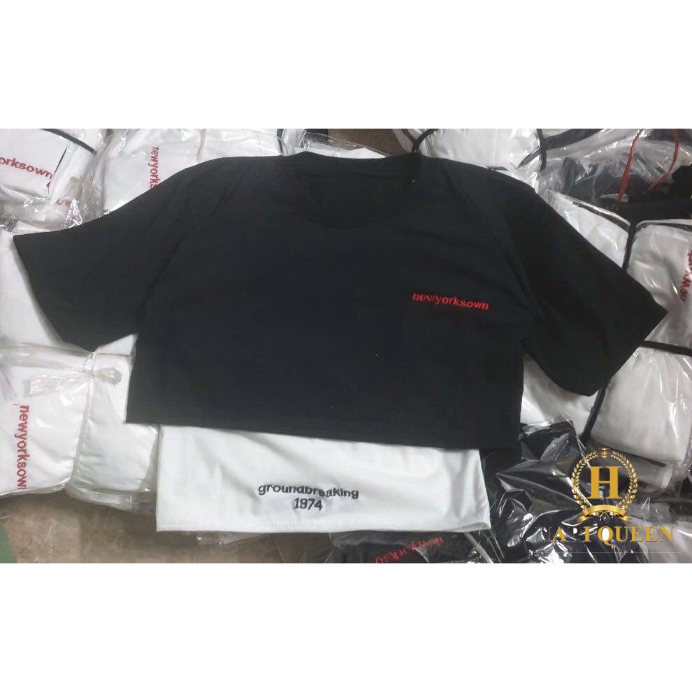 Sét 2 món croptop hình thêu KAN0320