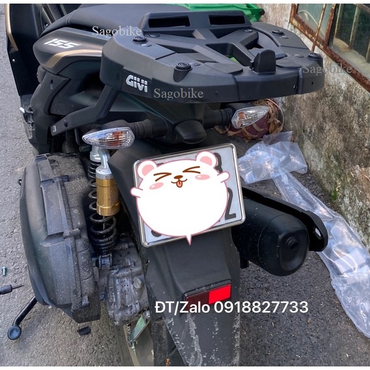 Đế đệm givi M7MN-S, đế đệm có đèn stop sang trọng, dùng để gắn thùng givi