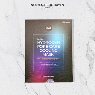 Lisse Real Hydrogen Pore Care Cooling Mask - Mặt Nạ Lạnh Giúp Da Căng Bóng Trắng Mướt