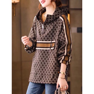 Áo hoddies thời trang phong cách Hàn Quốc thương hiệu cao cấp Prada