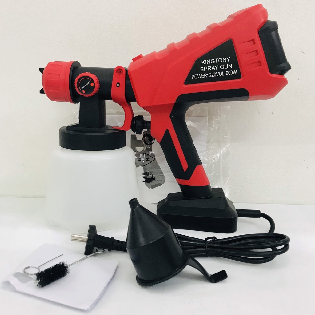 Máy Phun Sơn Cầm Tay Spray Gun JH09  Dùng Điện 220V  Công Suất 600W Bình 1L - Hàng Chính Hãng