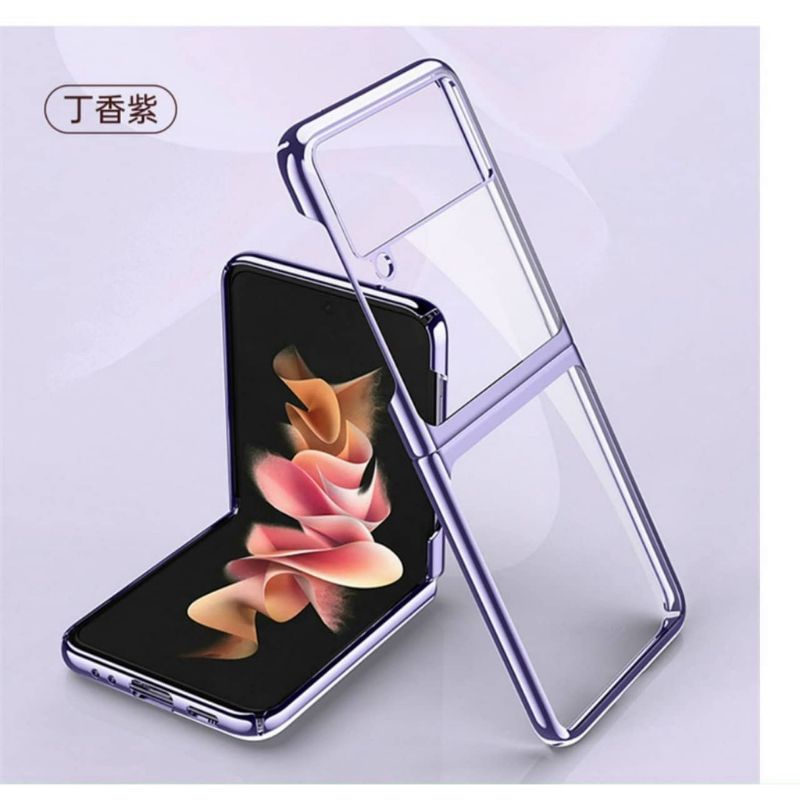 Ốp lưng Likgus viền màu bảo vệ camera cho Samsung Z Flip 3