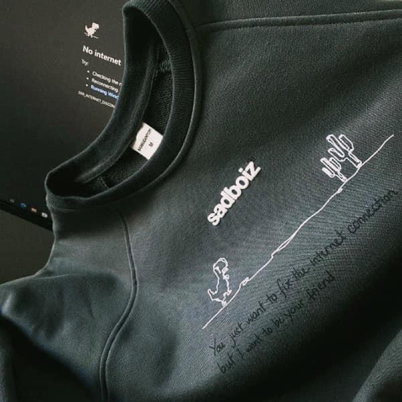 Áo sweater SADBOIZ SADDINO gray SADBOIZAINTCRY