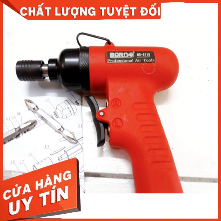 [ GIÁ RẺ NHẤT - HÀNG CHÍNH HÃNG ] Máy bắn vít hơi, Súng hơi bắn vít BORO đảo chiều Cao Cấp - Cho khách xem hàng