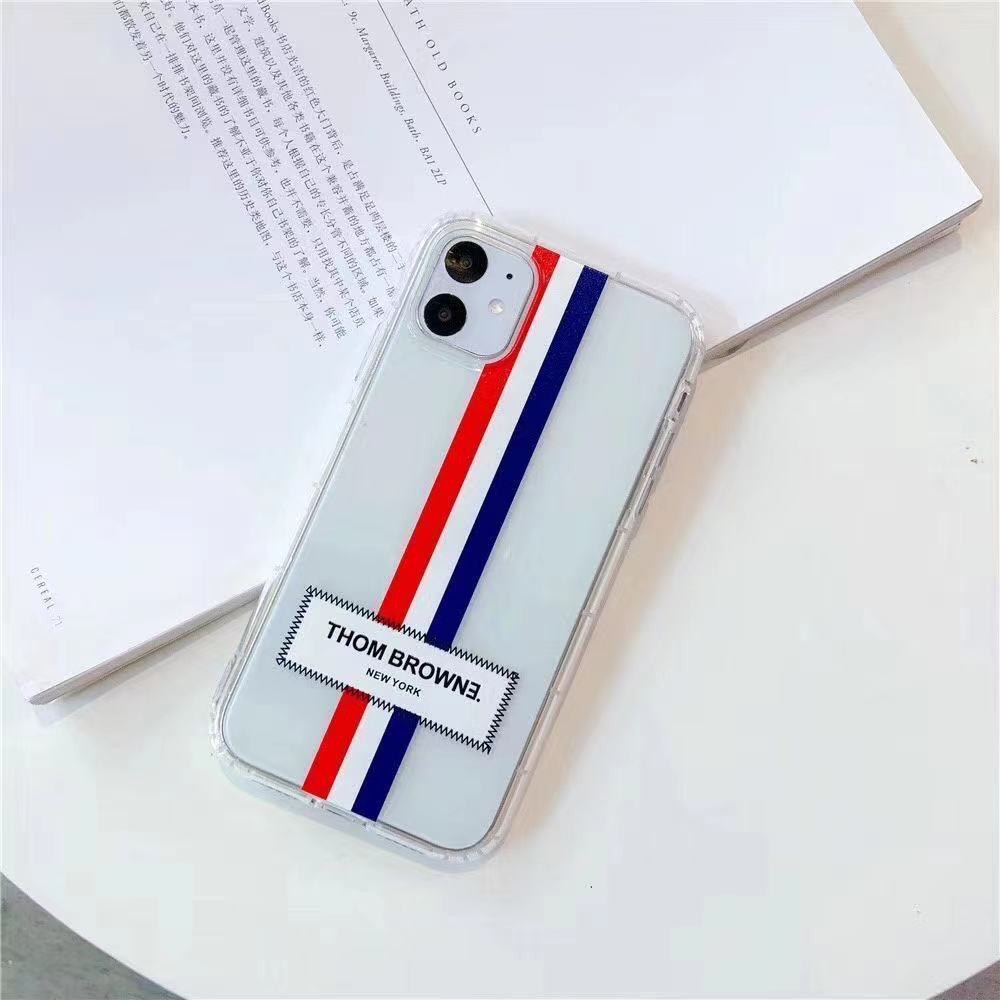 Ốp điện thoại Thom Browne cho iPhone 13 pro max 13 13 pro 11 pro max 11 x xs xr xs max 7 8 se 7+ 8+ 12 pro 12 pro max