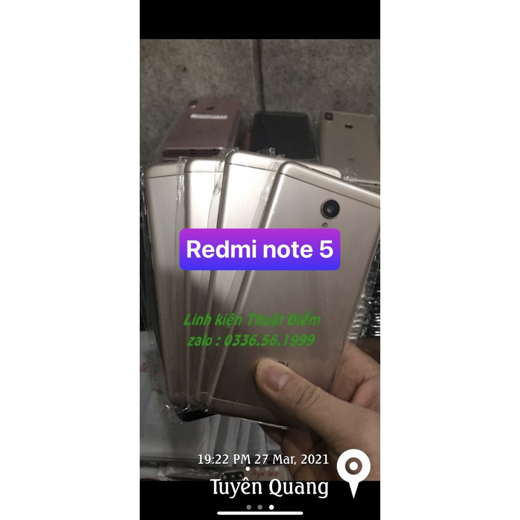 bộ vỏ Redmi note 5 / note 5 pro - xioami (gồm lưng ,sườn,phím và kính camera) | BigBuy360 - bigbuy360.vn