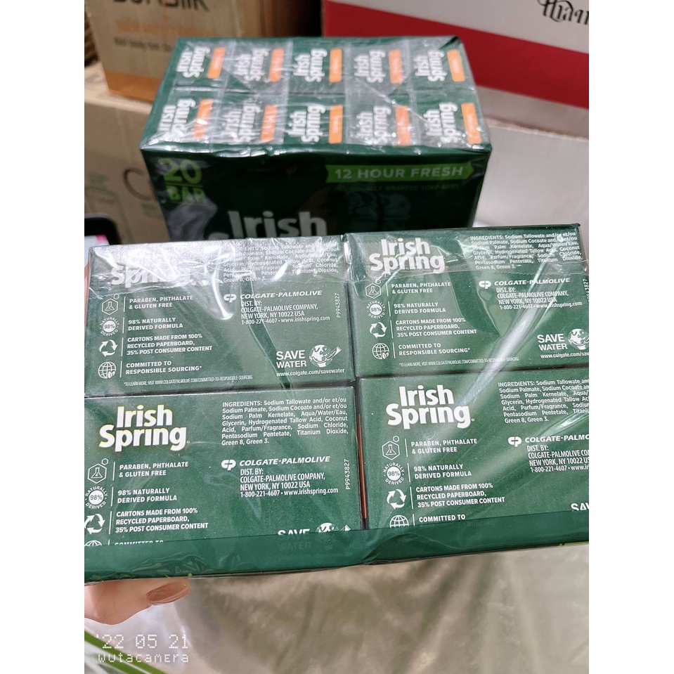 XÀ BÔNG CỤC IRISH SPRING 1 cục