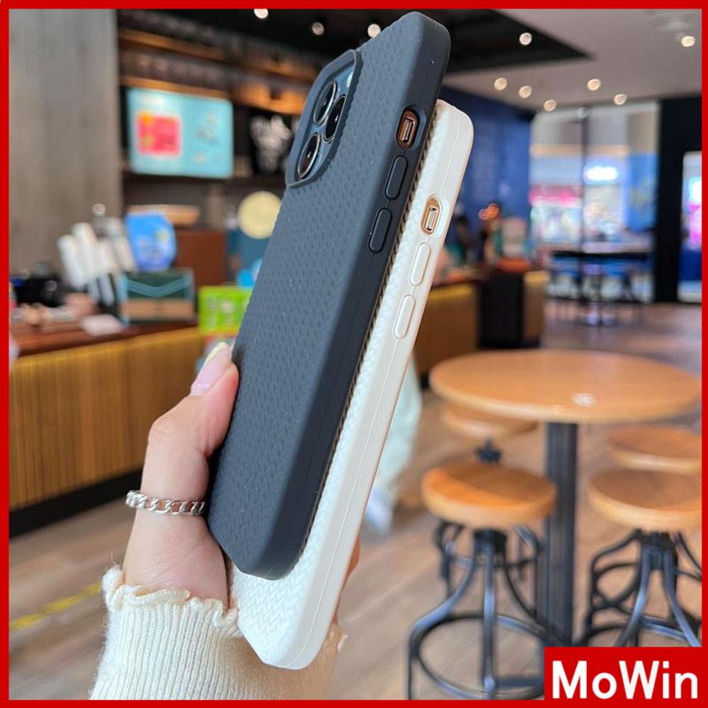 Ốp điện thoại TPU dẻo kết cấu đan sợi chống sốc thích hợp cho IPHONE 14 PRO MAX 13 PRO MAX 12 PRO MAX 11 XR 7 PLUS
