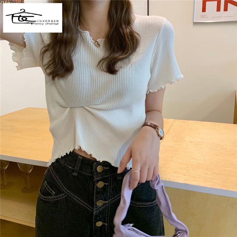 Áo Thun Tay Ngắn Dáng Ôm Thời Trang Mùa Hè Phong Cách Mới Dành Cho Nữ